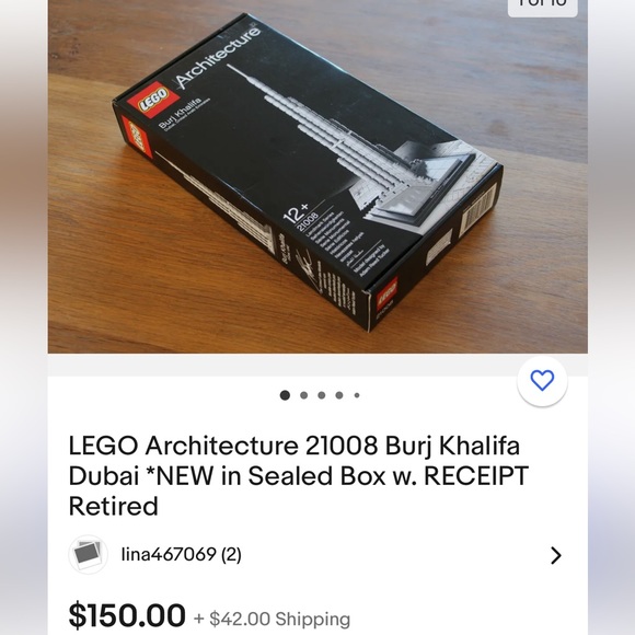 Retired Lego Burg Khalifa Dubai 21008 - Picture 7 of 7